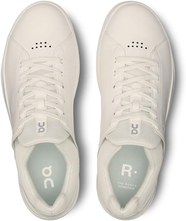 On Men's The Roger Advantage Sneakers, White/Cobalt, 9 Medium US, White/Cobalt, 9