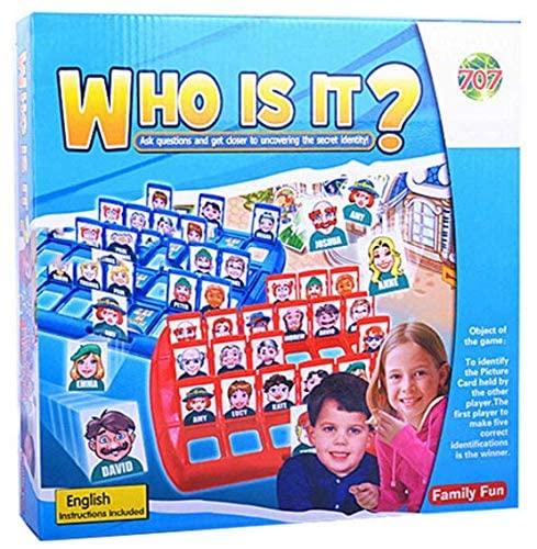Plastic Folding Board Game Toy Who Is It Guessing Game Kids Educational Toy