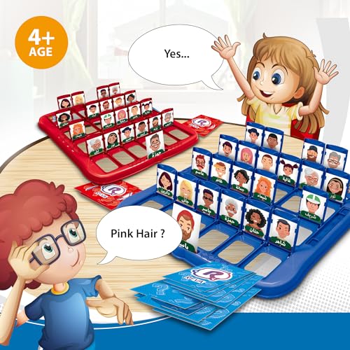 Reva Guess Who Is It? - Classic Arabic Board Game for Kids & Adults | Fun Puzzle Game for Family & Friends | Hours of Entertainment