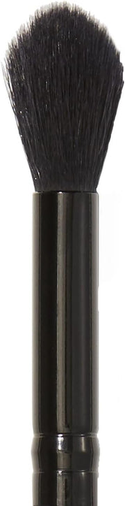 e.l.f. Fluffy Eye Blender Brush, Vegan Makeup Tool, Flawlessly Applies Eyeshadow & Sets Concealer - black / black 1 Count (Pack of 1)