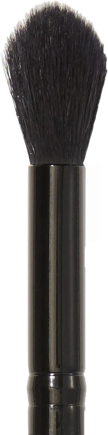 e.l.f. Fluffy Eye Blender Brush, Vegan Makeup Tool, Flawlessly Applies Eyeshadow & Sets Concealer - black / black 1 Count (Pack of 1)
