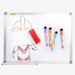 ECVV 8 Pack Whiteboard Pens Dry Erase Magnetic Whiteboard Markers Easy to Wipe Meeting Pen with Eraser Cap for Writing on Whiteboards, Glass, Mirror