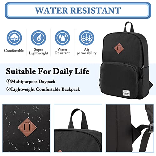 VASCHY Backpack for Women Men, Ultra Lightweight School Bag for Kids Teen Boys Girls, Casual Daypack Work, Travel