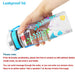 Home Tune Cute Water Bottle for School Kids Girls, BPA FREE Tritan & Leak Proof Flip Top Lid & Easy Clean & Carry Handle, 23oz/ 680ml (Mermaid, 23oz)
