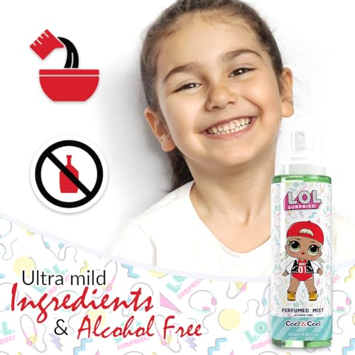 Cool & Cool LOL Surprise Mc Swag Alcohol Free Kids Perfumed Mist 250ml