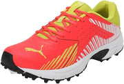 Cricket Power mens Shoes - Red Blast-Nrgy Yellow