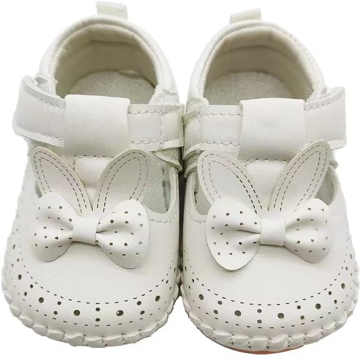 JZLIFE First Walking Shoes,Anti-slip,Comfortable and Breathable Baby Shoes with Hair Band,Baby Gift for Newborn Baby