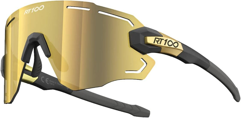 RT100 RIDE YOUR WAY Professional wrap around Frameless Cycling Sunglasses for Men and Women