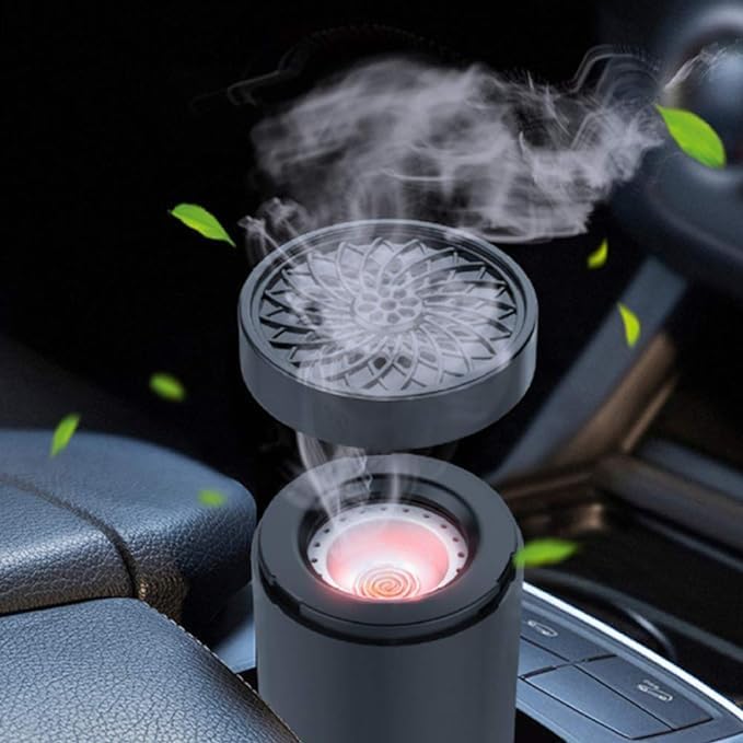 Electric Bakhoor Burner for car and office with USB type C charger