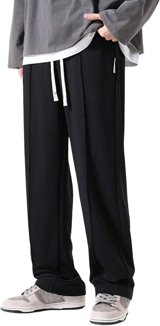 Regular Fit Track Pant for Men - BLACK