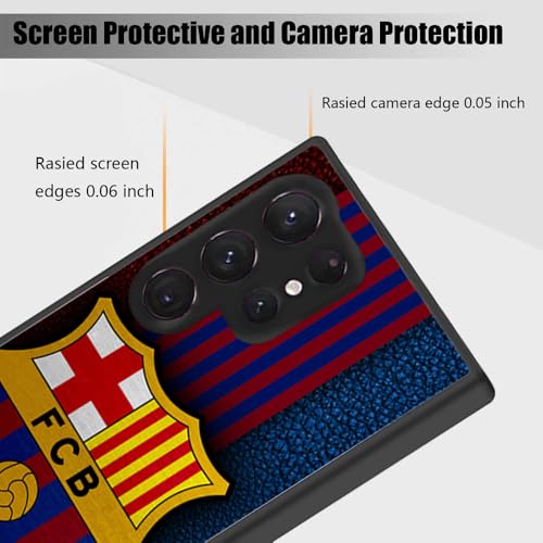Silk Route Barcelona Design Spain Football/Soccer Club Mobile Back Cover for Samsung S24 Ultra, Multicolor