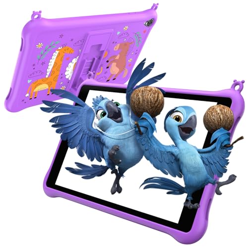 Blackview 8 inch Kids Tablet Tab50 Kids, Android 13 Tablets for Toddlers, 3�绫膁ﴱ 1TB, 5580mAh, iKids APP Pre-Installed, Parental Control, Eye Protection Mode, Reading Mode -Magic Purple