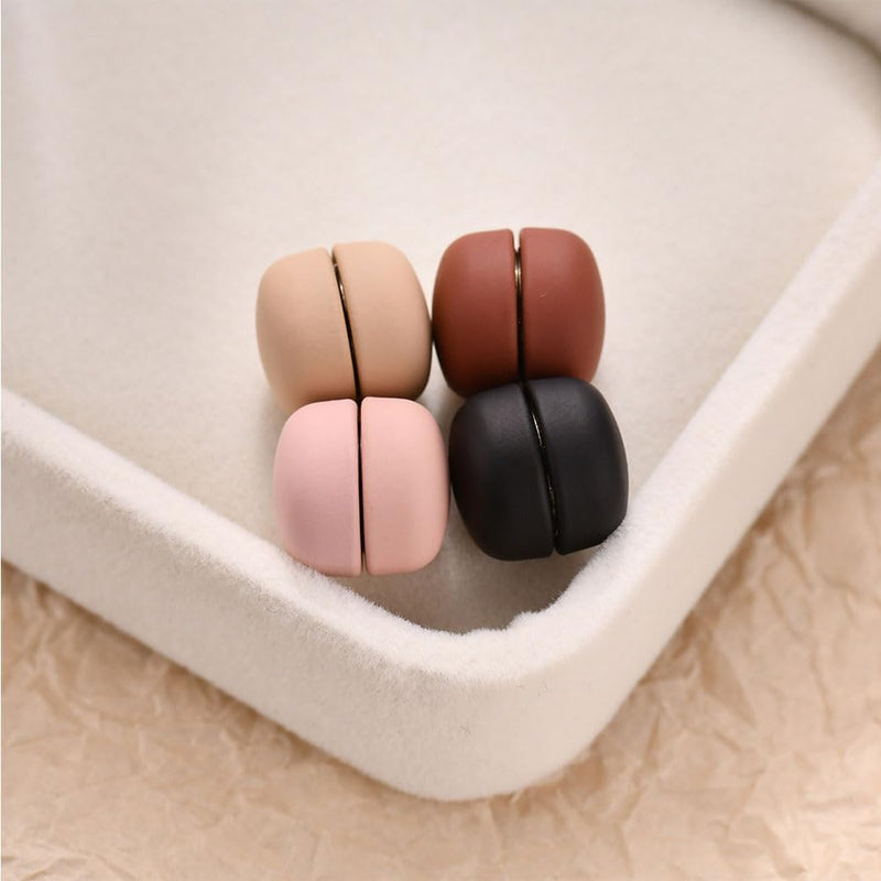 EOMECUIGAO Hijab Magnetic Pins 8 Pcs, Strong Scarf Magnets Buckle Suitable for Women Hijab Scarf Clothes, Matte Style