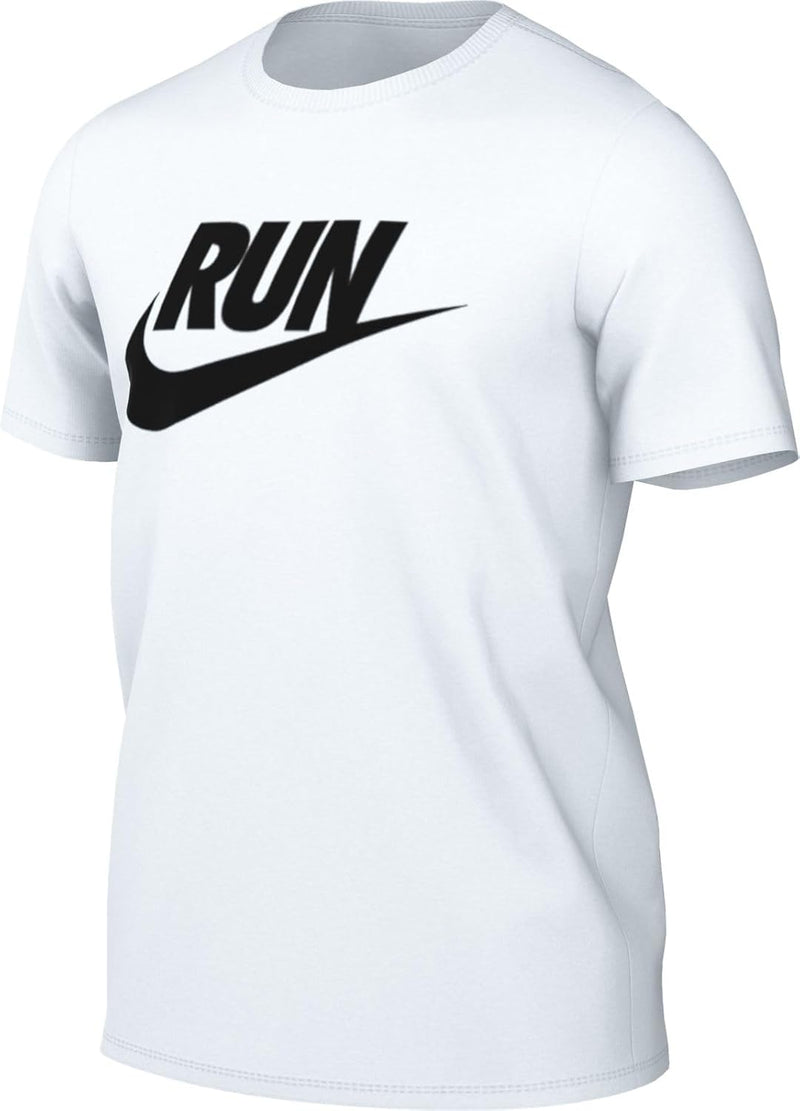 Mens Dri-FIT Run Swoosh TEES AND T-SHIRTS (pack of 1) - WHITE