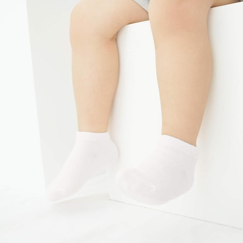 CozyWay Non-Slip Socks with Grippers - Ankle Style for Little Girls and Boys, Infants, Toddlers, Children