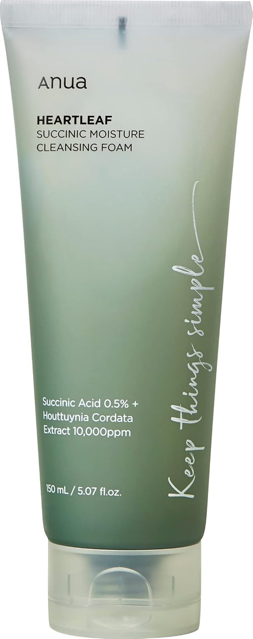 Anua Heartleaf Succinic Moisture Cleansing Foam 150ml