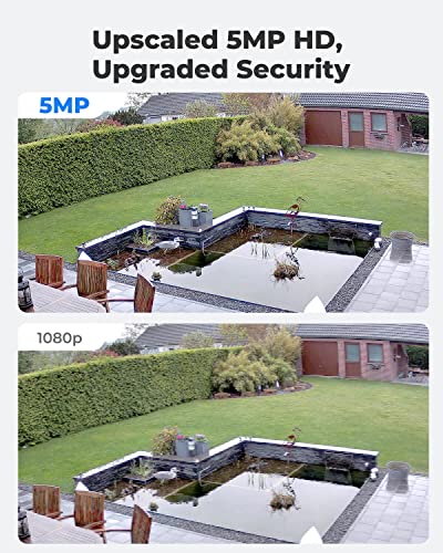 REOLINK 5MP PoE Security Camera, CCTV Camera for Home Outdoor, Human/Vehicle Detection, 100ft IR Night Vision, 24/7 Recording, Up to 256GB microSD Card, Works with REOLINK NVR, RLC-520A