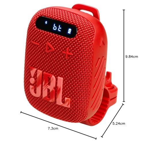 JBL Wind 3 FM Bluetooth Handlebar Speaker (Red)