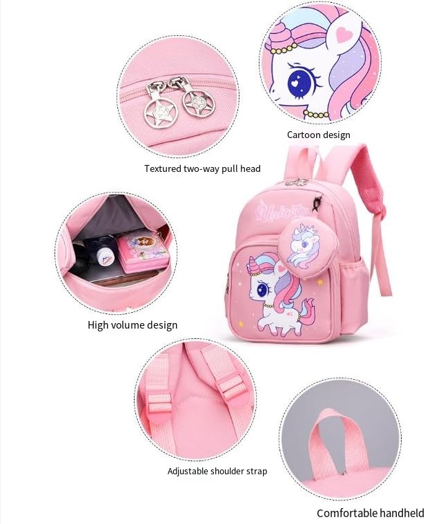 EETU Kids Backpack for Boys and Girls 3D Print Cartoon Children Book Bag with Coin Pocket and Adjustable School Bag Shoulder Strap