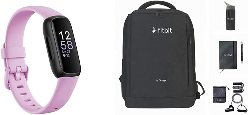 Fitbit Inspire 3 Activity Tracker with 6-months Premium Membership Included, up to 10 days battery life and Daily Readiness Score - Black/Midnight Zen, One Size