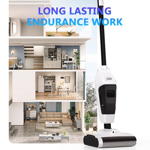 3 In1 Vertical Handheld Vacuum Cleaner,Wet Dry Vacuum Cordless Floor Washer, 0.68L Capacity,Low Noise,Auto Self-Cleaning,Powerful Handheld Vacuum for Hard Floor Rug Pet Hair Home Dorm