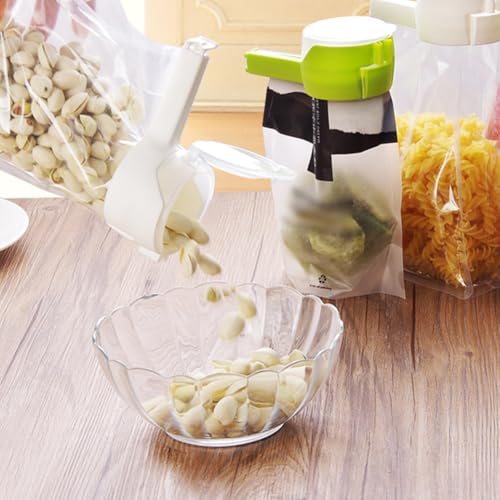 DiiWmme 8 Pcs Reusable Multicolor PP Food Storage Bag Clips with Clip Closure for Kitchen, Office, Snacks, Coffee