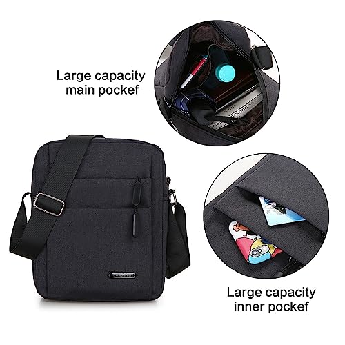 JZS Crossbody Bag Small Shoulder Backpack for Men Chest Bags Casual Daypack for Business Travel Cycling