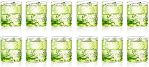 BOROSIL WHITE VISION GLASS SET SMALL SQUAT 295 MLCLEAR HIGH BALLTRANSPARENT TUMBLER FOR WATER, JUICE, COCKTAIL, MOCKTAIL6 PC GLASS SET - 205 ML (Pack of 2)