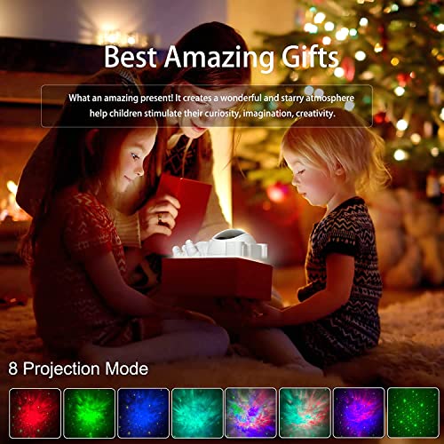 HJB VISSO Star Projector Night Light with Timer, Remote Control and 360Â°Adjustable Design, Astronaut Nebula Galaxy Night Light Projector for Children Adults Baby Bedroom, Party Room and Game Room