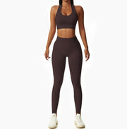 Vertvie Halterneck Sports Bra Backless Fitness Bustier Women's Padded Push Up Bra Without Underwire Sports Bra Top Yoga Bra Medium Support Workout