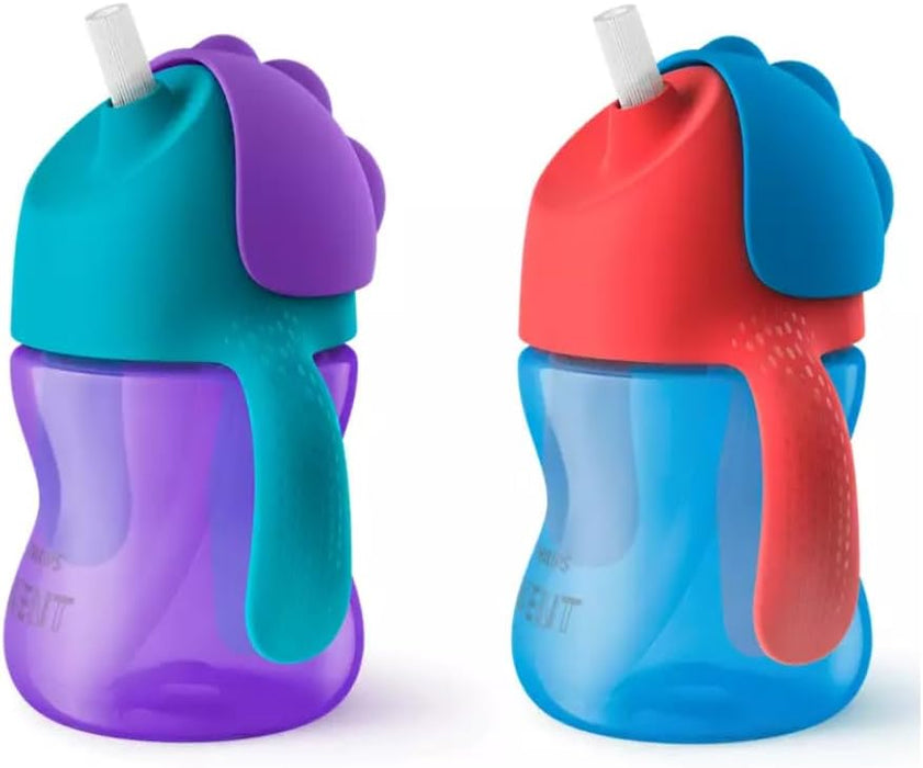 Philips AVENT STRAW CUP 7OZ SINGLE MIXED BOY