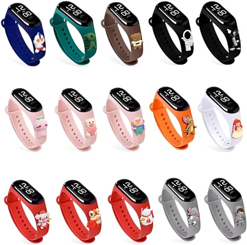 LAVISHINE Kids Children Watches for Boy Girls LED Digital Watch Fashion Sport Silicone Bracelet Watches, Birthday Gift
