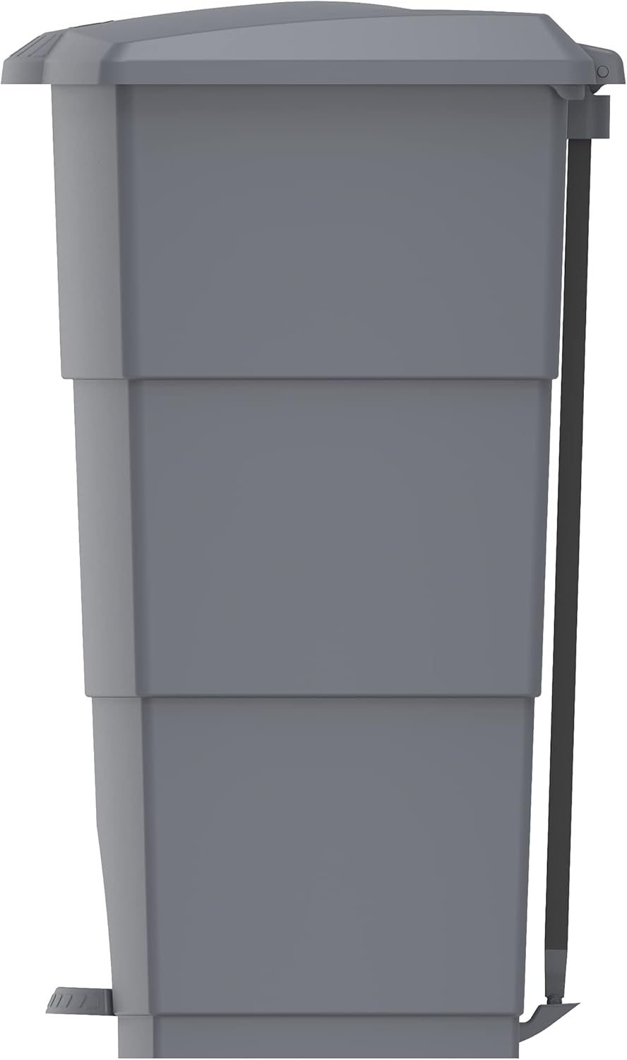 Cosmoplast 70L Step on Waste Bin with Pedal, Dark Grey