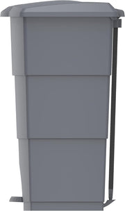 Cosmoplast 70L Step on Waste Bin with Pedal, Dark Grey
