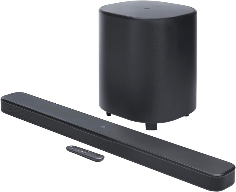 JBL Cinema SB550-3.1 Channel Soundbar with 250W Dolby Audio, Wireless 5.25 Subwoofer, HDMI ARC, Optical & Bluetooth Streaming, JBLSB550BLKUK, Black - JBLBAR500M2