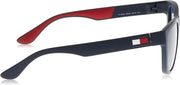 Mens Sunglasses - Blackue Red