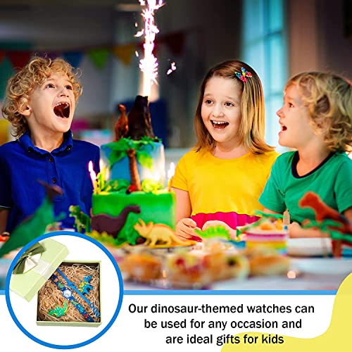 Excefore Kids Smart Watch, Including Dinosaur Keyring for Kids Dinosaur Gifts for Birthday Party Gift