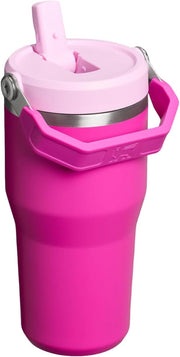 Ice Flow GO 590ml/20oz Flip Straw Wtr Btl Violet Blossom