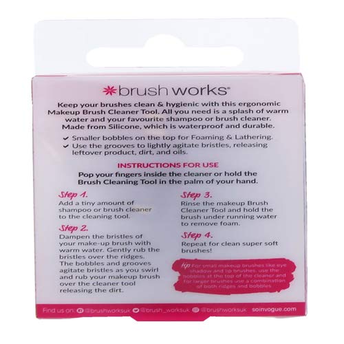 Brushworks Silicone Makeup Brush Cleaning Tool