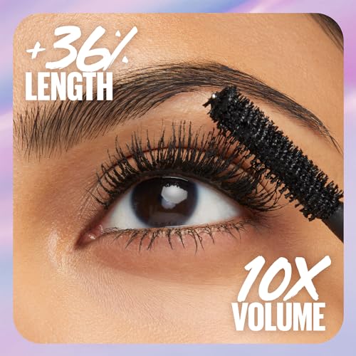 Maybelline Extension Mascara, Salon-Like Extension, Length & Volume, Long-Lasting 24H Buildable Formula, The Falsies Surreal, Black