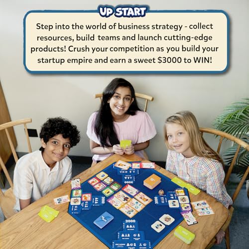 Skillmatics Start Up Board Game - Entrepreneurship & Business Strategy for Kids, Teens & Adults, Fun for Family Game Nights, Educational Gifts for Boys & Girls Ages 7, 8, 9, 10 & Up