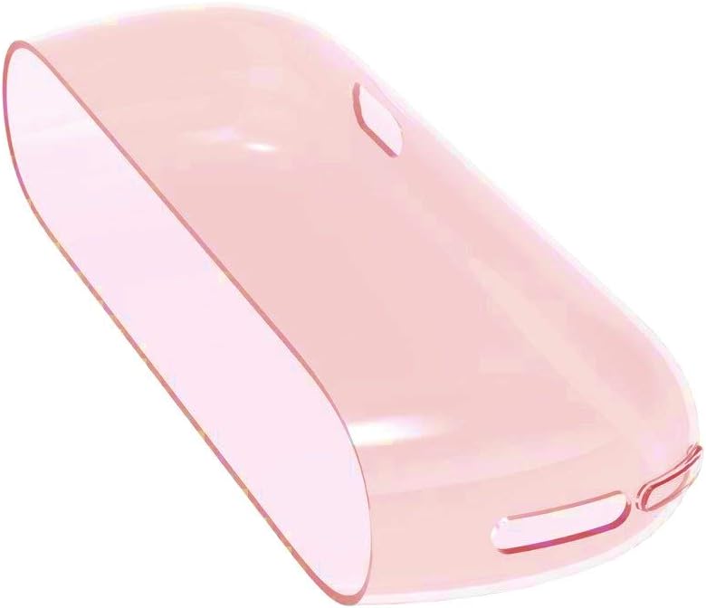 jbTec Protective Case Compatible with IQOS 3.0 / Duo - Case Accessory Case Cover Shell E-Cigarette Bag Colour: Pink Transparent