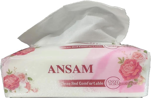 ECVV Soft Face Towels - 100% Cotton Dry Wipes Unscented Cotton Tissues for Sensitive Skin Face Towelettes Disposable | Makeup Remover Facial Towels | 10 Pack
