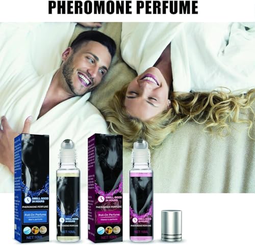 Women Pheromone Perfume - Phero Perfume Long -lasting and Addictive Personal Roll-on Pheromone Perfume Cologne Oil Fragrance for Women to Attract Men Cupid Pheromones Perfume Venom Love for Women