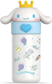Kids Water Bottle Insulated Stainless Steel Reusable Tumbler for Toddlers Boys Girls Cartoon Vacuum Thermos Cup Womens Water Bottles for Hot or Cold Drinks Travel School Home (A02-Kuromi) - A03-Cinnamoroll