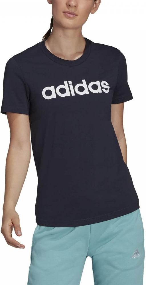 Womens Essentials Slim Logo T-Shirt (pack of 1) - Rose Tone/White