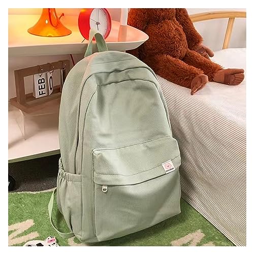QBLIT Sage Green Backpack for School,Large-capacity Aesthetic Backpacks,Kawaii Backpack for Teen Girls (Color : Sage Green)