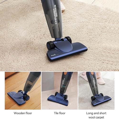 Deerma DX118C Pro 2-in-1 Handheld Vacuum Cleaner, Vacuum Cleaner 600W 15kPa Strong Suction Powerful Lightweight 5M Power Cable | HEPA Filtration Upright & Handheld Vacuum Dual Usage