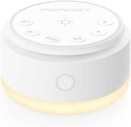Sound Machine for Baby-20 Soothing Sounds & Touch Warm Light Portable White Noise for Kids & Adults for Sleeping Timer and Memory Ideal Travel Companion & Nursery Must-Have - Warm Light
