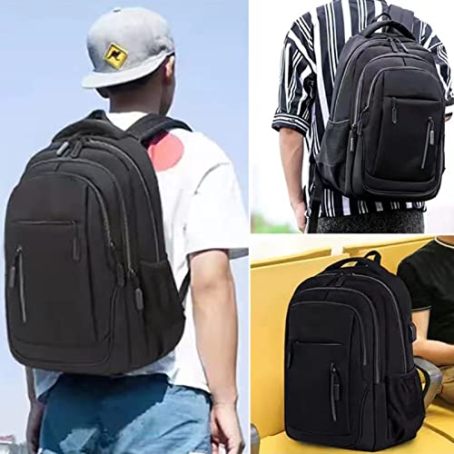 Qiccijoo Laptop Backpack for Men & Women Business Travel Backpack with Usb Charging Port College School Computer Backpack Fits 15.6 Inch Laptop Notebook